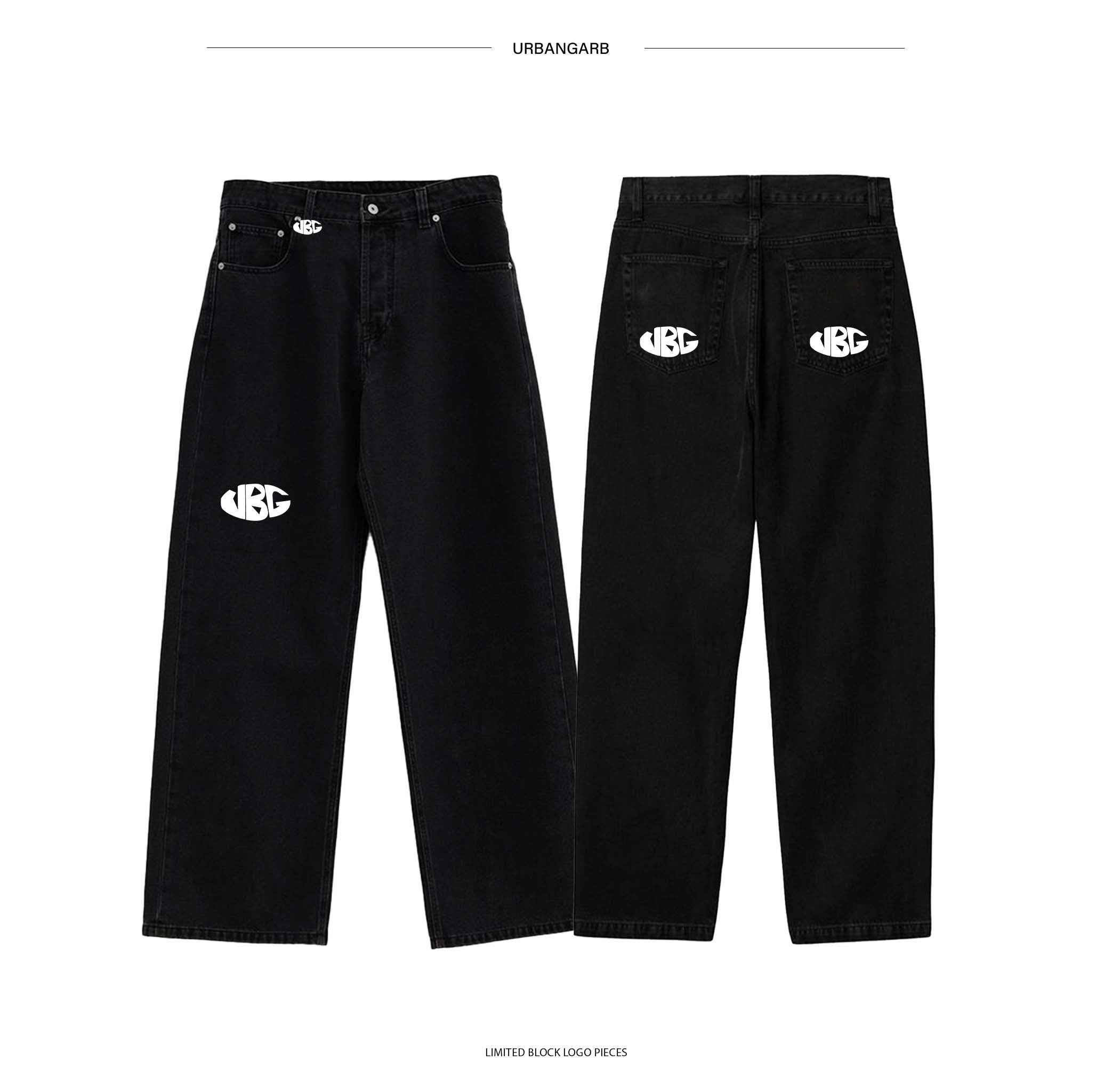 Block logo pant
